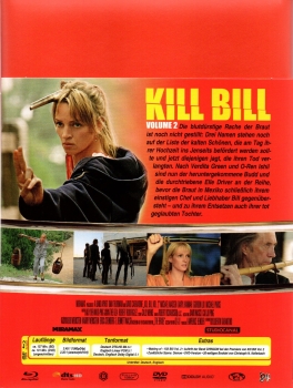 Kill Bill Volume 2 - 2-Disc Limited Uncut Mediabook wattiert von '84 Entertainment - Limitiert auf 200 Stück & nicht nummeriert - DVD & Blu-ray - Cover B - Neu & OVP